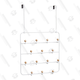 Hooks are more necessary than you think, so get an organizer that features multiple. Hang up your jackets, towels, and anything else you don’t feel like folding.